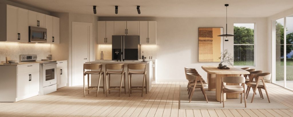 Interior of 3/3 home with full kitchen - Appaloosa Model in Ocala