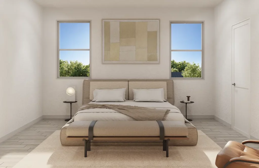 4 bedroom 2 bath home in Ocala - Cremello Model - Master Bedroom Plan