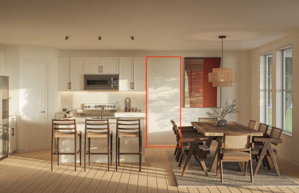 3 bedroom 2 bath home in Ocala - Sabino Model - Kitchen Dining Room Plan