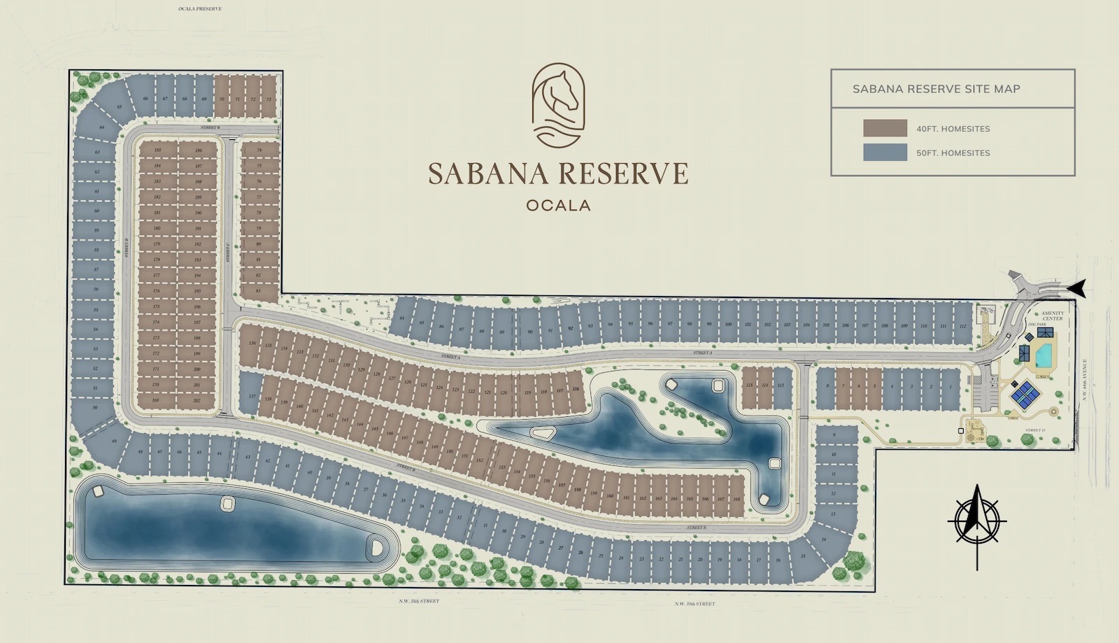 Sabana Reserve Sitemap
